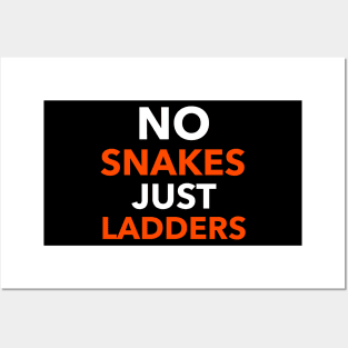 No Snakes Just Ladders Posters and Art